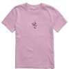 Kids Life is Good Graphic Tees | Kids Clean Steamboat Willie Little Miss Mouse Crusher Tee Violet Purple