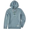 Men Life is Good Sweatshirts & Hoodies | Men'S Jake Iron Man Golf Simply True Fleece Hoodie Smoky Blue