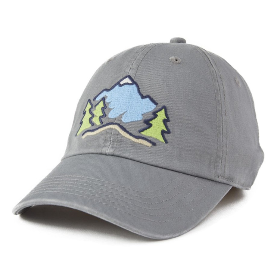 Men Life is Good Hats | Get Out Mountain Chill Cap Slate Gray