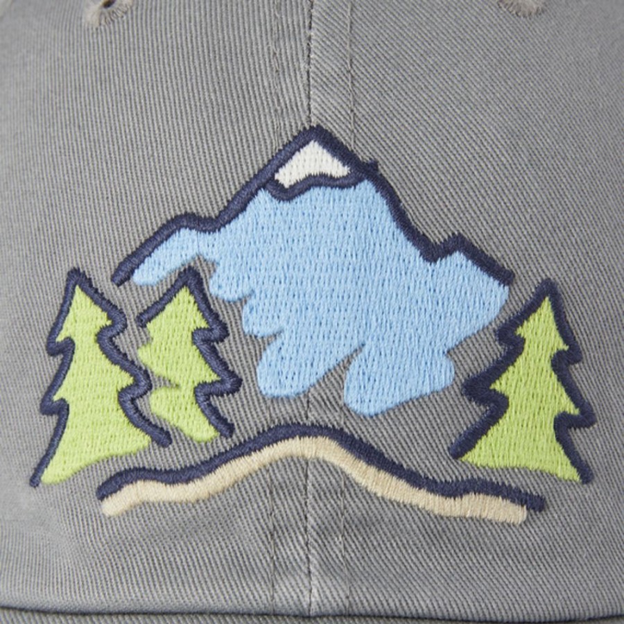 Men Life is Good Hats | Get Out Mountain Chill Cap Slate Gray