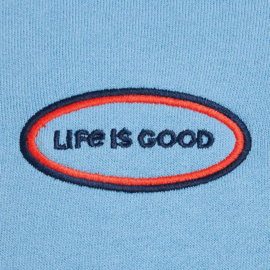 Men Life is Good Sweatshirts & Hoodies | Men'S Lig Usa Family '94 Simply True Fleece Hoodie Cool Blue