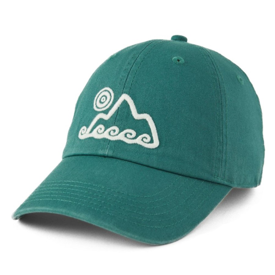 Women Life is Good Hats | Tribal Mountain Chill Cap Spruce Green