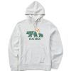 Men Life is Good Sweatshirts & Hoodies | Men'S Papa Bear Woods Simply True Fleece Hoodie Light Heather Gray