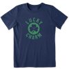 Kids Life is Good Graphic Tees | Kids Lucky Charm Crusher Tee Darkest Blue