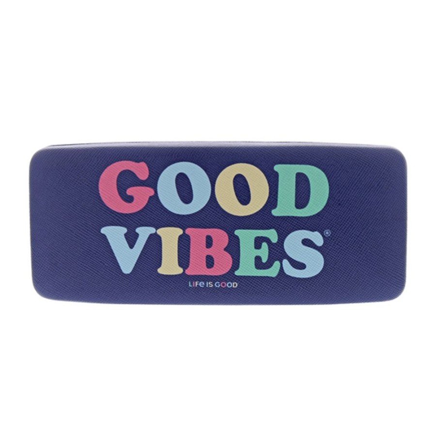 Women McGee Sunglasses & Readers | Good Vibes Sunglass Case Darkest Blue