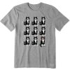 Men Life is Good Graphic Tees | Men'S Clean Tuxedo Al Grid Crusher Tee Heather Gray