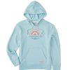 Women Life is Good Sweatshirts & Hoodies | Women'S La Jolla Sundala Simply True Fleece Hoodie Beach Blue