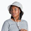 Women Life is Good Hats | Botanical Butterfly Pattern Bucket Hat Bone