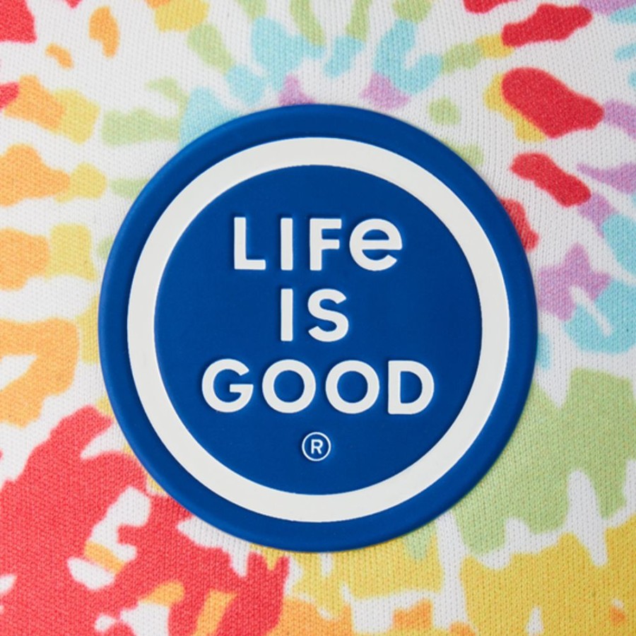 Kids Life is Good Hats | Kids Tie Dye Coin Trucker Hat Darkest Blue