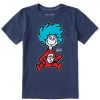 Kids Life is Good Graphic Tees | Kids Thing 5 Crusher Tee Darkest Blue