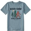 Kids Life is Good Graphic Tees | Kids Hide & Seek Champ Crusher Tee Smoky Blue