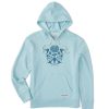 Women Life is Good Sweatshirts & Hoodies | Women'S Hummingbirds Mirror Simply True Fleece Hoodie Beach Blue