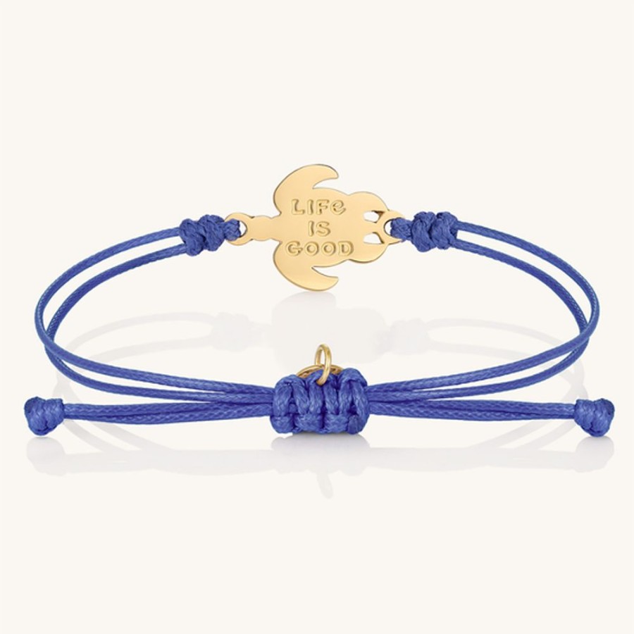 Women MantraBand Jewelry | Mantraband Turtle Thread Bracelet Blue