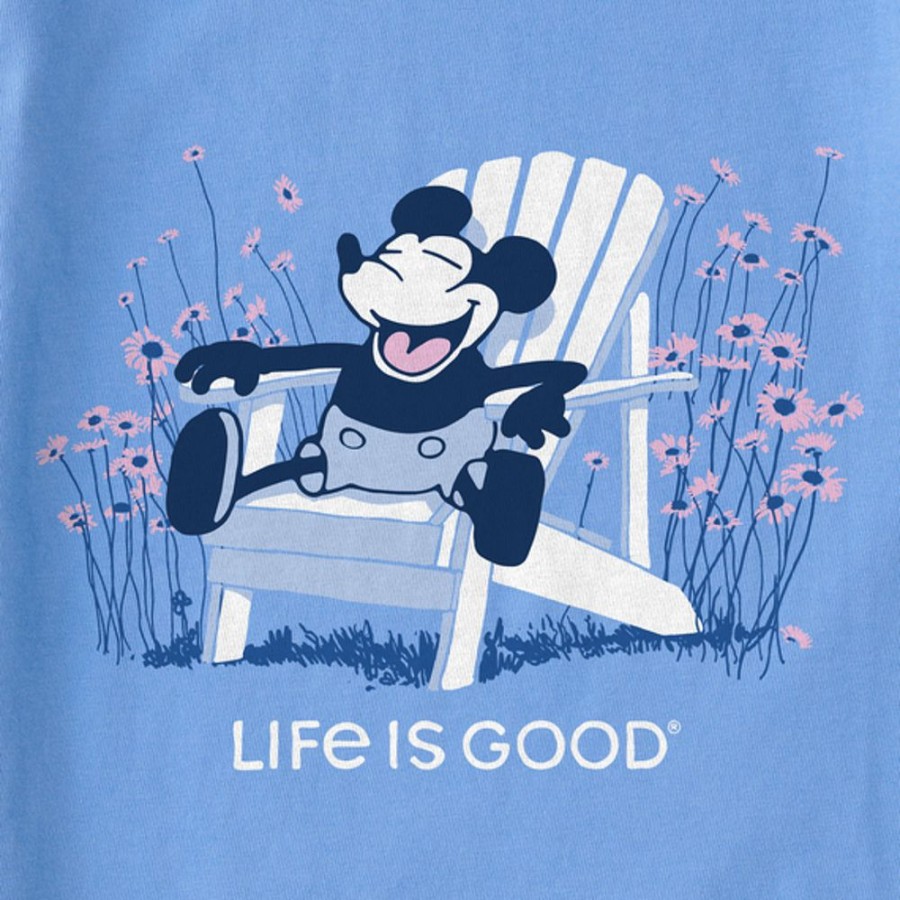 Kids Life is Good Graphic Tees | Kids Realisn'T Steamboat Will Adirondack Crusher Tee Cornflower Blue