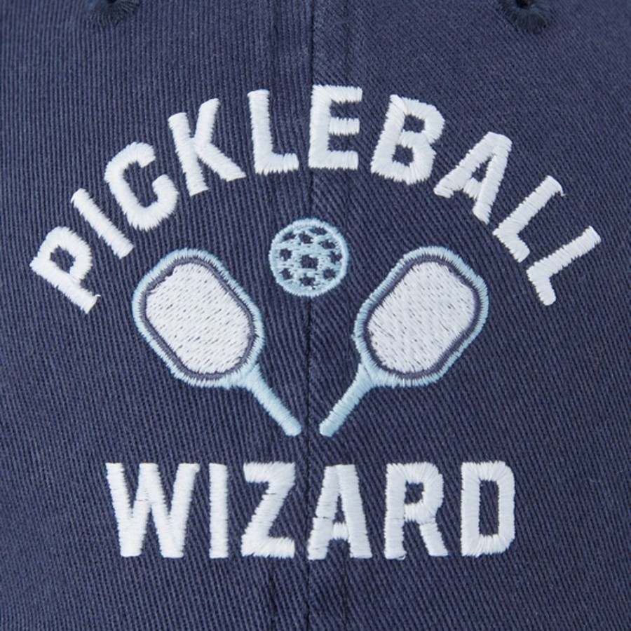 Home Life is Good Pickleball | Pickleball Wizard Chill Cap Darkest Blue