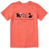 Kids Life is Good Graphic Tees | Kids Vintage Don'T Forget To Be Awesome Al'S Crusher Tee Mango Orange