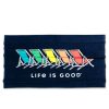 Home Life is Good Beach Gear | Berkshire Spectrum Beach Chairs Beach Towel Darkest Blue