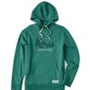 Men Life is Good Sweatshirts & Hoodies | Men'S Snowy Evening Simply True Fleece Hoodie Spruce Green