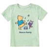 Kids Life is Good | Toddler Winnie & P Dance Party Crusher Tee Sage Green