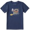 Kids Life is Good Graphic Tees | Kids Harry Paw-Ter Crusher Tee Darkest Blue