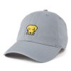 Men Life is Good Hats | Dog With Bone Chill Cap Stone Blue