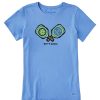 Home Life is Good Pickleball | Women'S Keep It Simple Pickleball Short Sleeve Tee Cornflower Blue