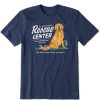 Men Life is Good Graphic Tees | Men'S Matchbook Lig Rescue Center Golden Crusher Tee Darkest Blue