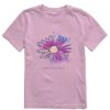 Kids Life is Good Graphic Tees | Kids Fineline Have A Nice Daisy Crusher Tee Violet Purple