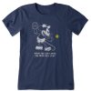 Home Life is Good Pickleball | Women'S Clean Steamboat Willie Pickleball Crusher Tee Darkest Blue