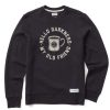 Men Life is Good Sweatshirts & Hoodies | Men'S Hello Darkness My Old Friend Simply True Fleece Crew Jet Black