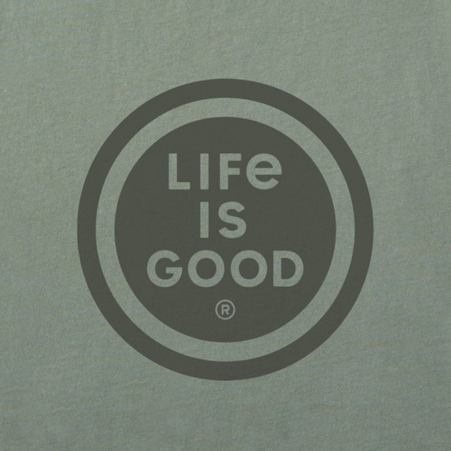 Men Life is Good Sweatshirts & Hoodies | Men'S Tonal Lig Coin Simply True Fleece Crew Moss Green