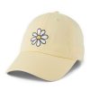 Women Life is Good Hats | Lig Daisy Chill Cap Sandy Yellow