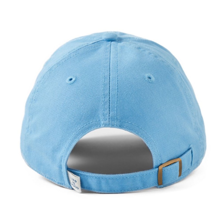 Men Life is Good Hats | Solid Chill Cap Cool Blue