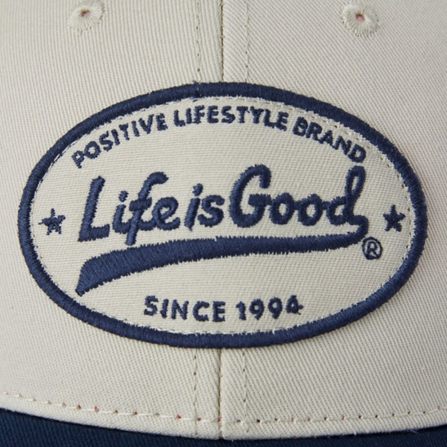 Women Life is Good Hats | Positive Tailwhip Patch Hard Mesh Back Cap Bone