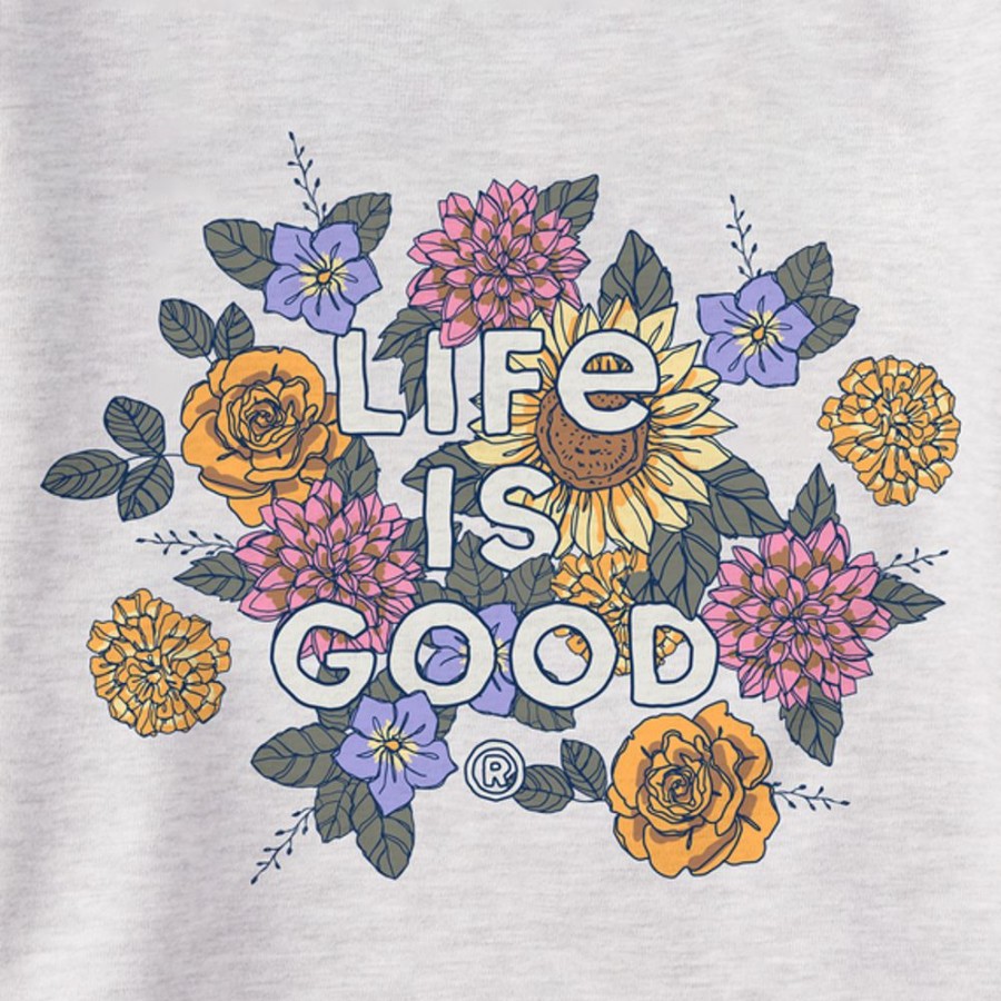 Women Life is Good Sweatshirts & Hoodies | Women'S Simply True Fleece Hoodie Light Heather Gray