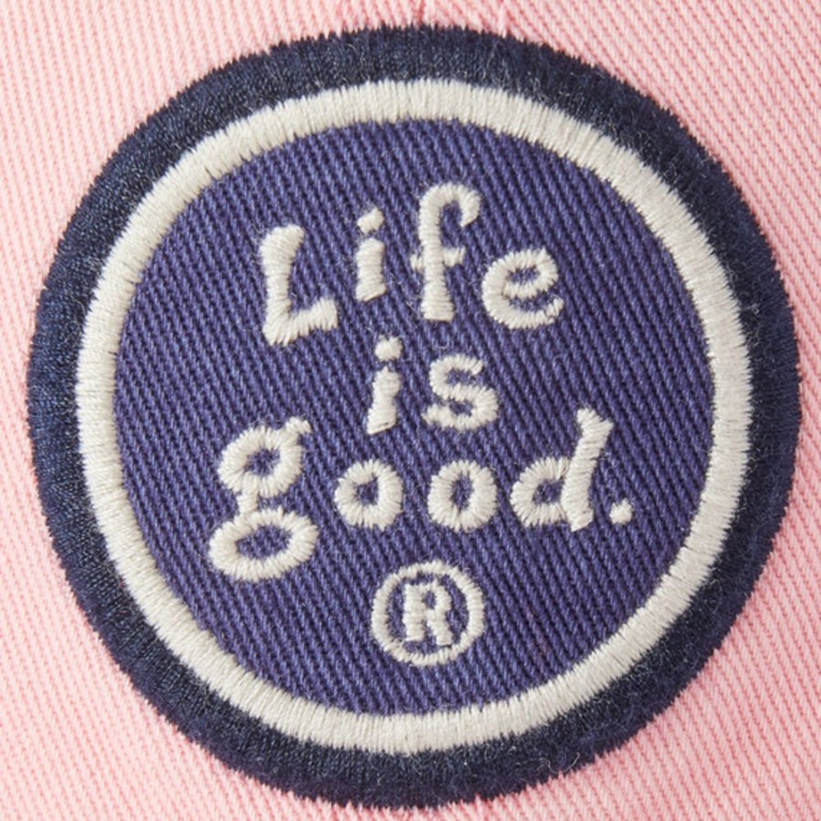 Women Life is Good Hats | Lig Vintage Coin Vintage Chill Cap Happy Pink