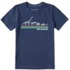 Kids Life is Good Graphic Tees | Kids Clean We Ruled Dino'S Crusher Tee Darkest Blue