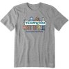 Men Life is Good Graphic Tees | Men'S Vintage Jake & Friends Teamwork Short Sleeve Tee Heather Gray