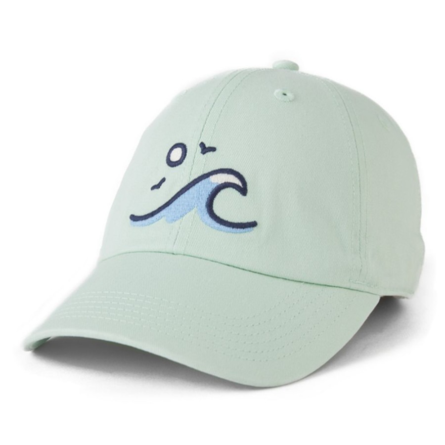 Women Life is Good Hats | Wave Curl Chill Cap Sage Green