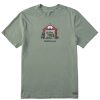 Men Life is Good Graphic Tees | Men'S Daddyshack Crusher Tee Moss Green