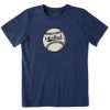 Kids Life is Good Graphic Tees | Kids Lig Baseball Crusher Tee Darkest Blue