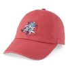 Men Life is Good Hats | Adirondack Jake Chill Cap Faded Red