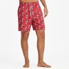 Men Inmocean Swimwear | Jake And Rocket Flag Men'S Swim Trunk Faded Red