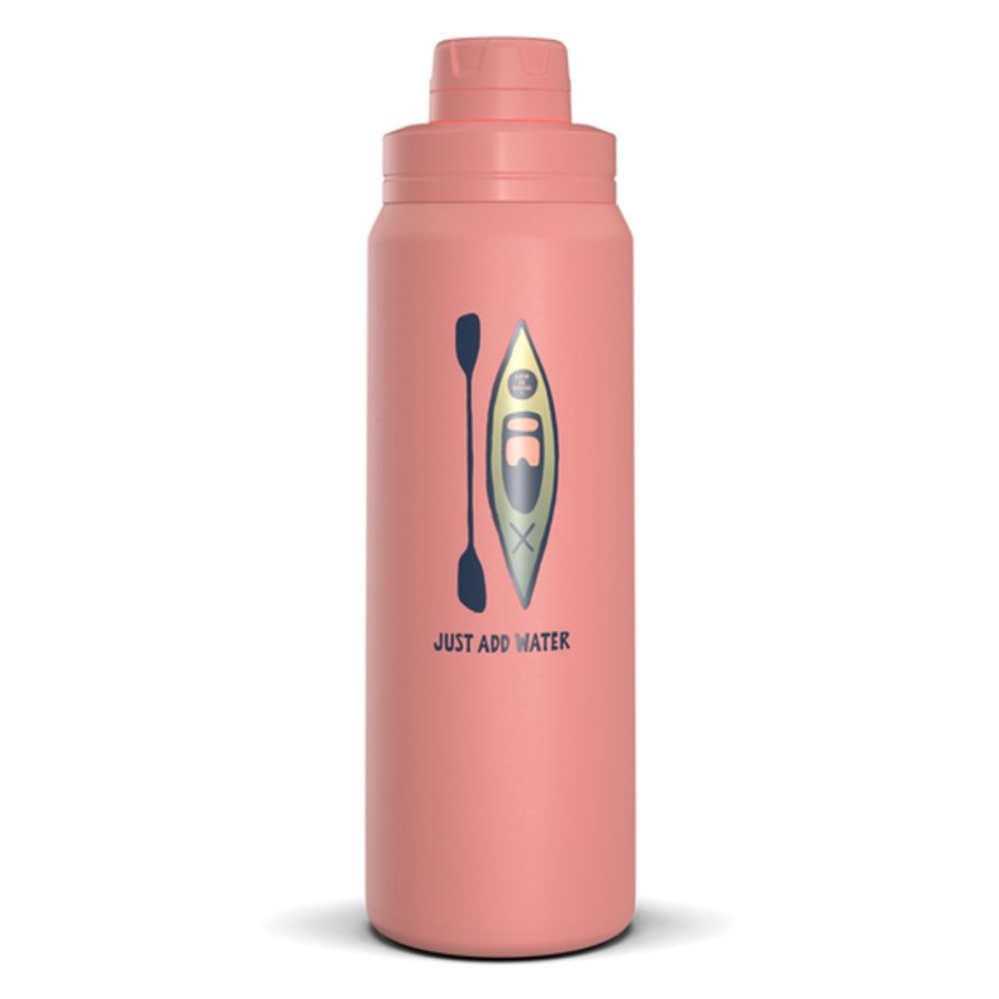 Home Hydrapeak Stainless Drinkware | Just Add Water Kayak 26Oz Stainless Steel Water Bottle Peach