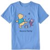 Kids Life is Good Graphic Tees | Kids Winnie & P Dance Party Crusher Tee Cornflower Blue