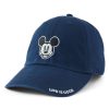 Women Life is Good Hats | Clean Steamboat Willie Good Day Icon Branded Chill Cap Darkest Blue