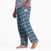 Men Life is Good Lounge & Sleepwear | Men'S Plaid Classic Sleep Pant Stone Blue