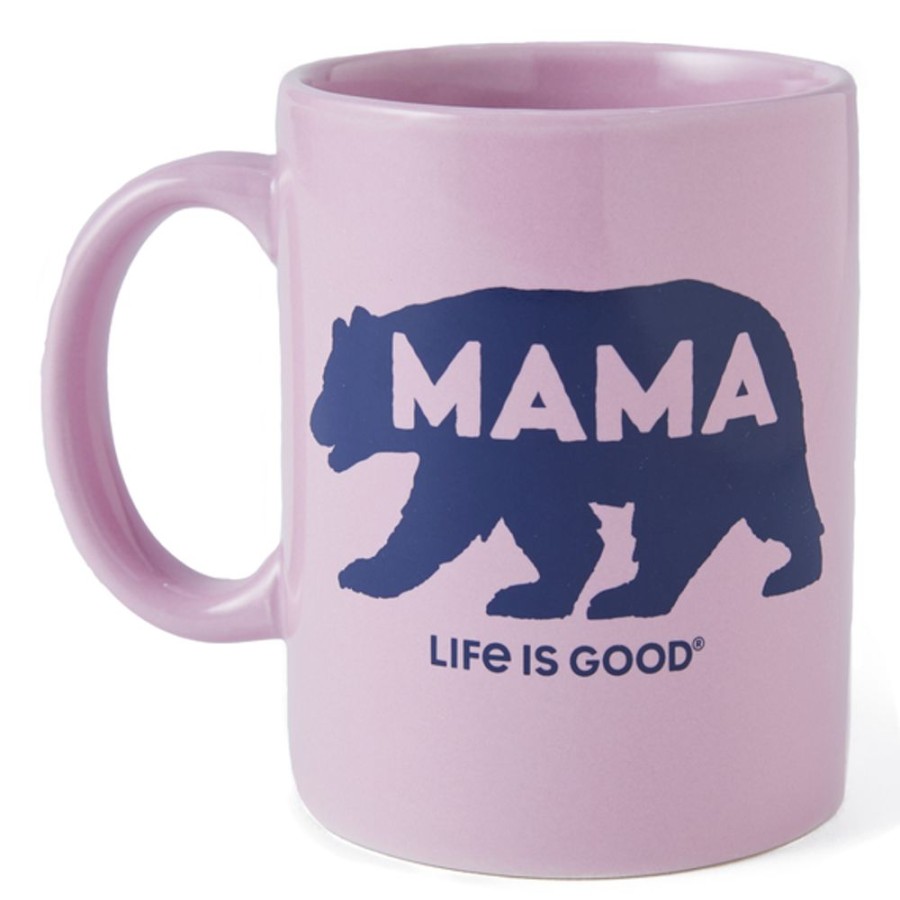 Home Life is Good Mugs | Mama Bear Silhouette Jake'S Mug Violet Purple