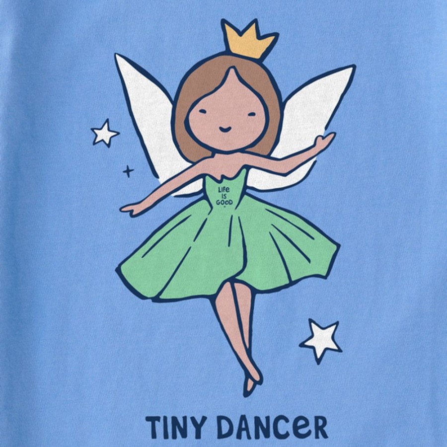 Kids Life is Good Graphic Tees | Kids Naive Tiny Dancer Crusher Tee Cornflower Blue