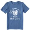 Kids Life is Good Graphic Tees | Kids Matchbook Take Me Out To The Ball Game Crusher Tee Vintage Blue